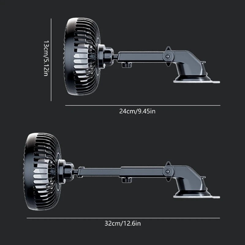 Car Fan | Rotating Air Cooler Design