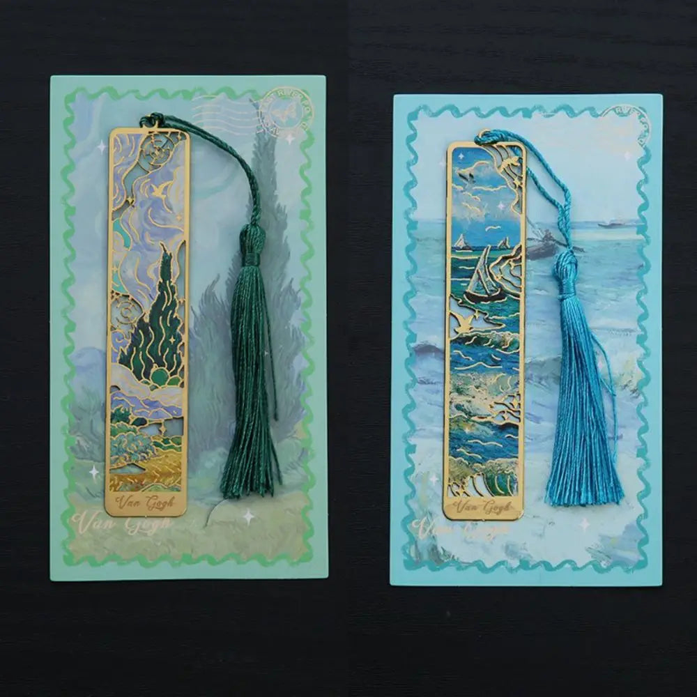Bookmark | Enamel Landscape Design with Tassel