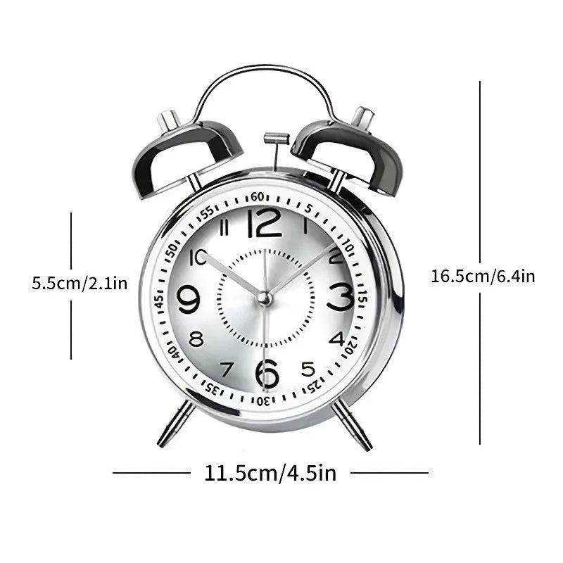 Clock | Twin Bell Vintage Alarm Design