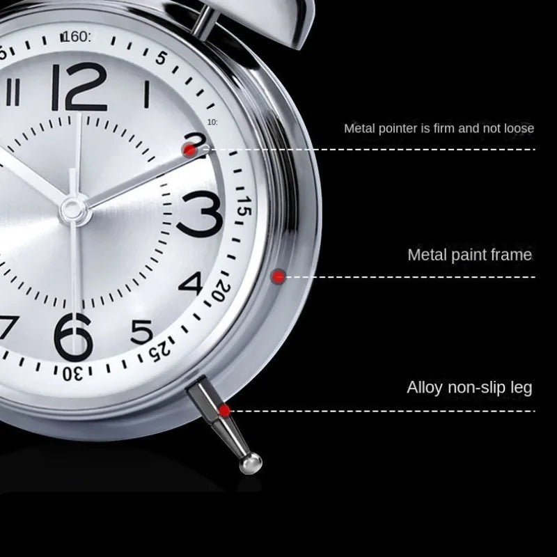 Clock | Twin Bell Vintage Alarm Design