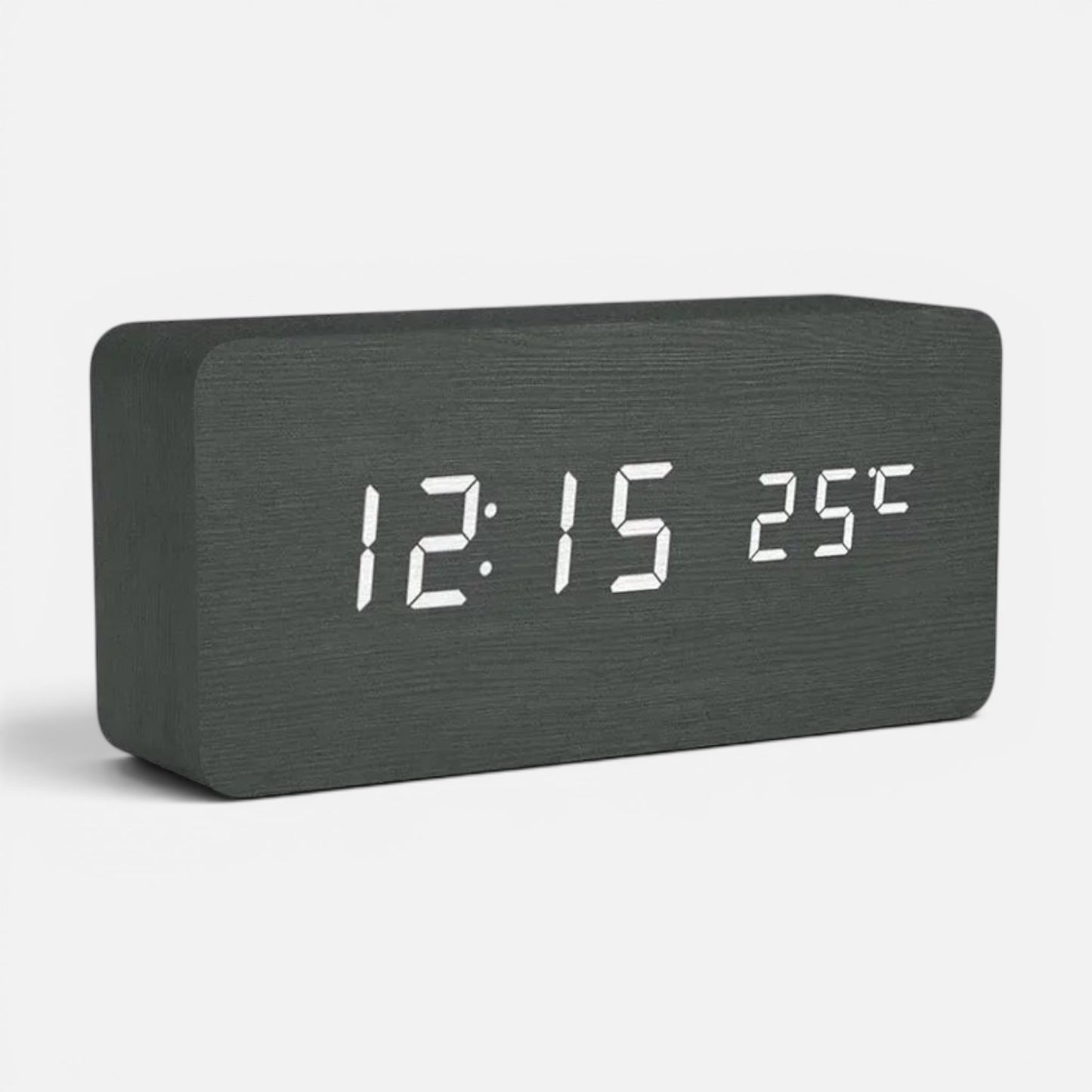 Alarm Clock | Wooden LED Digital Design