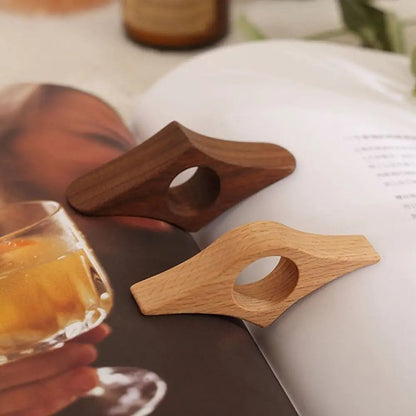 Bookmark | Wood Finger Ring Page Holder