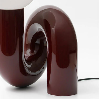 Table Lamp | Curved Tube Sculpture Design