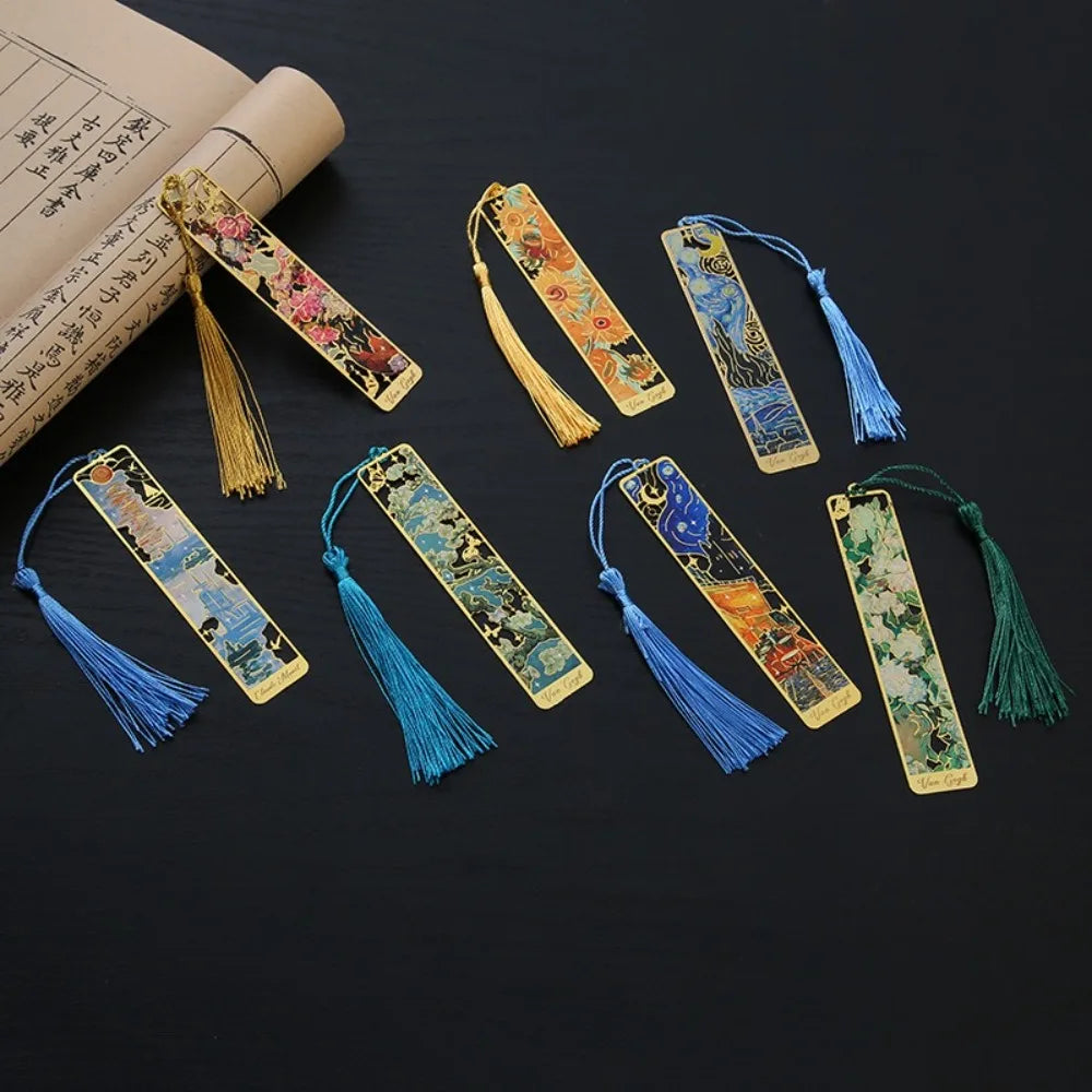 Bookmark | Enamel Landscape Design with Tassel
