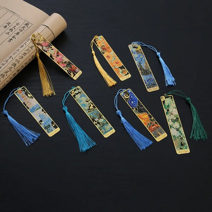 Bookmark | Enamel Landscape Design with Tassel