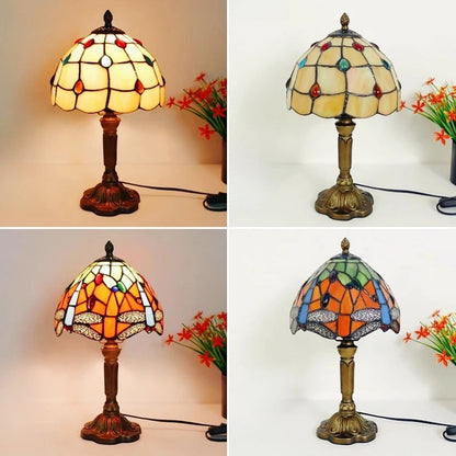 Table Lamp | Vintage Mosaic Glass Design