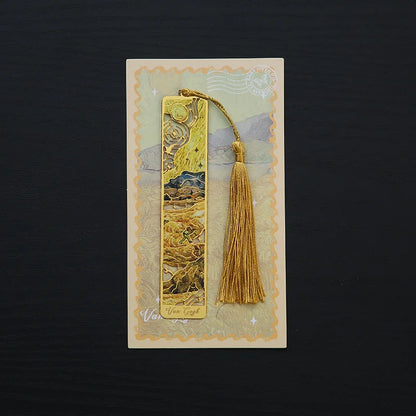 Bookmark | Enamel Landscape Design with Tassel