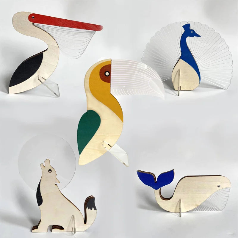 Table Lamp | LED Silhouette Animal Design