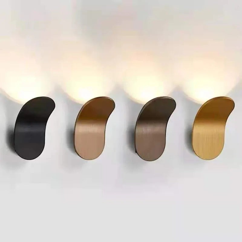 Wall Lamp | Curved Metal LED Design