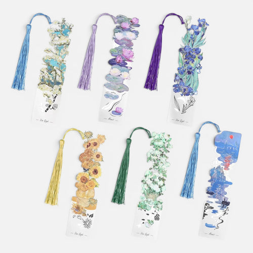 Bookmark | Floral Design with Tassel