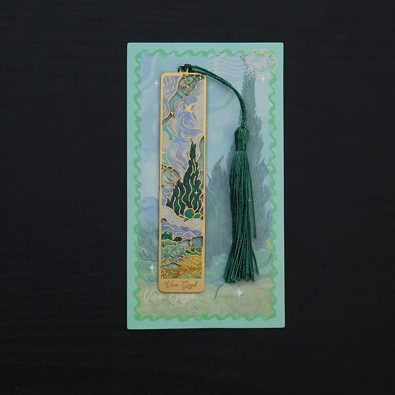 Bookmark | Enamel Landscape Design with Tassel