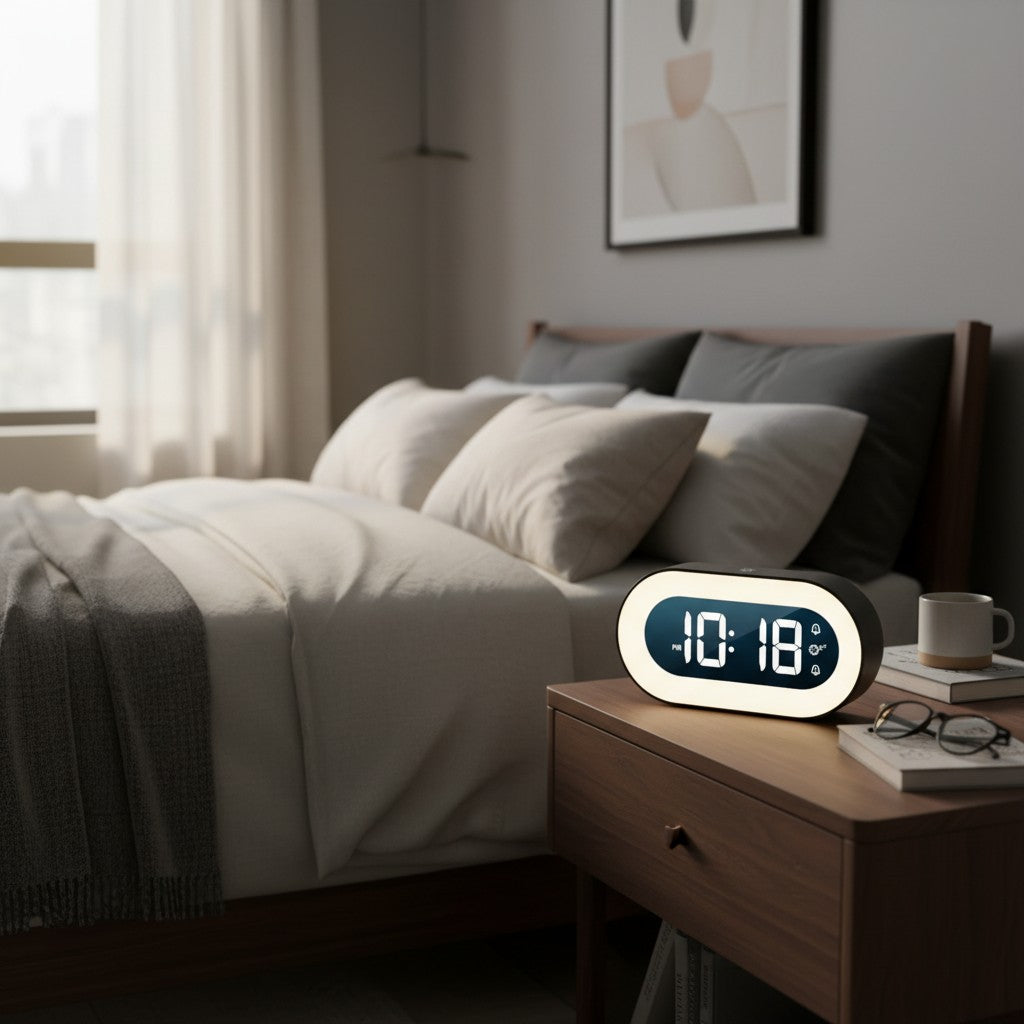 Clairly Alarm Clock | LED Night Light Design