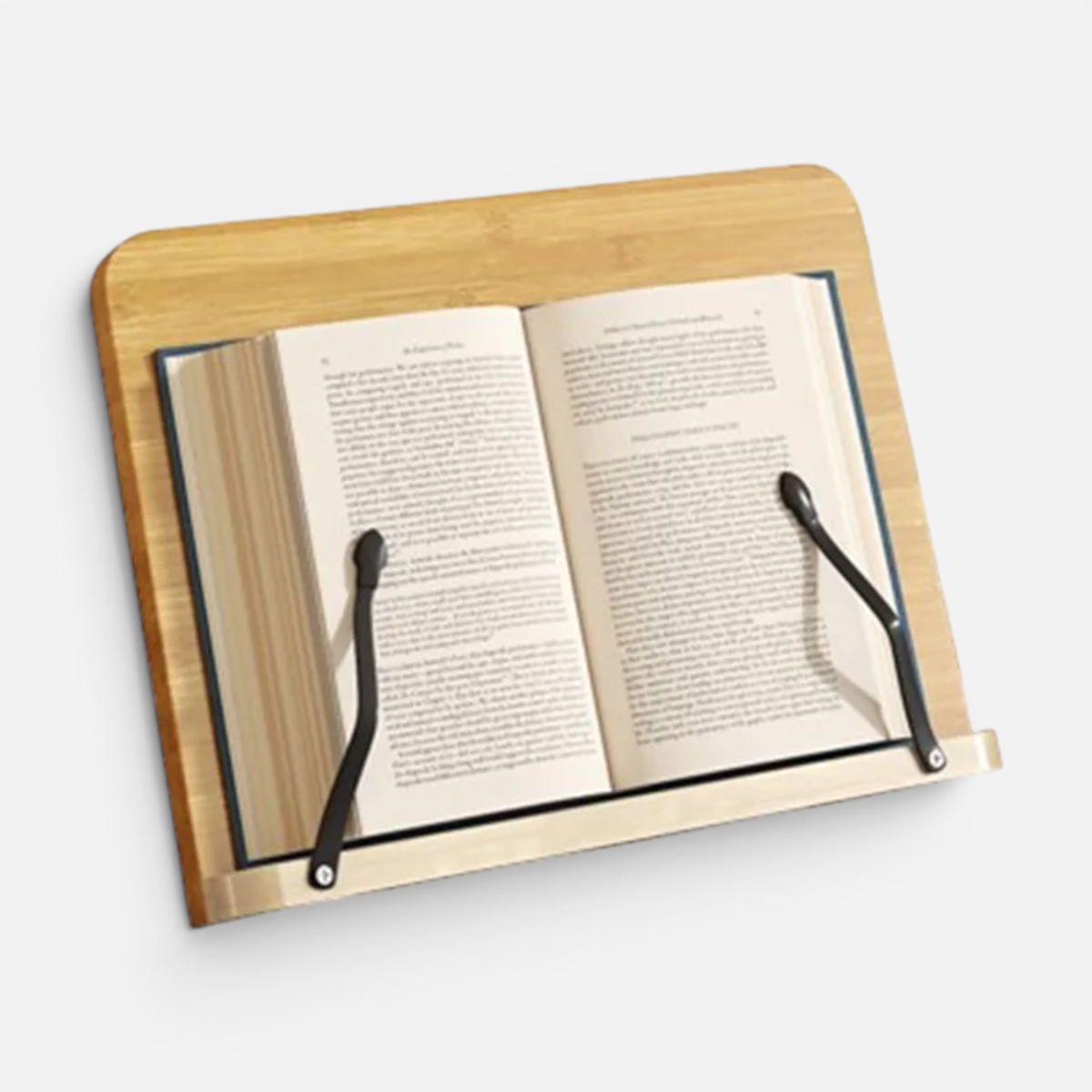 Clairly Book Stand | Bamboo Foldable Desk Design