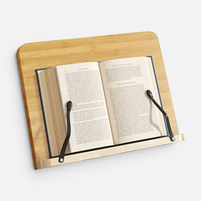 Clairly Book Stand | Bamboo Foldable Desk Design