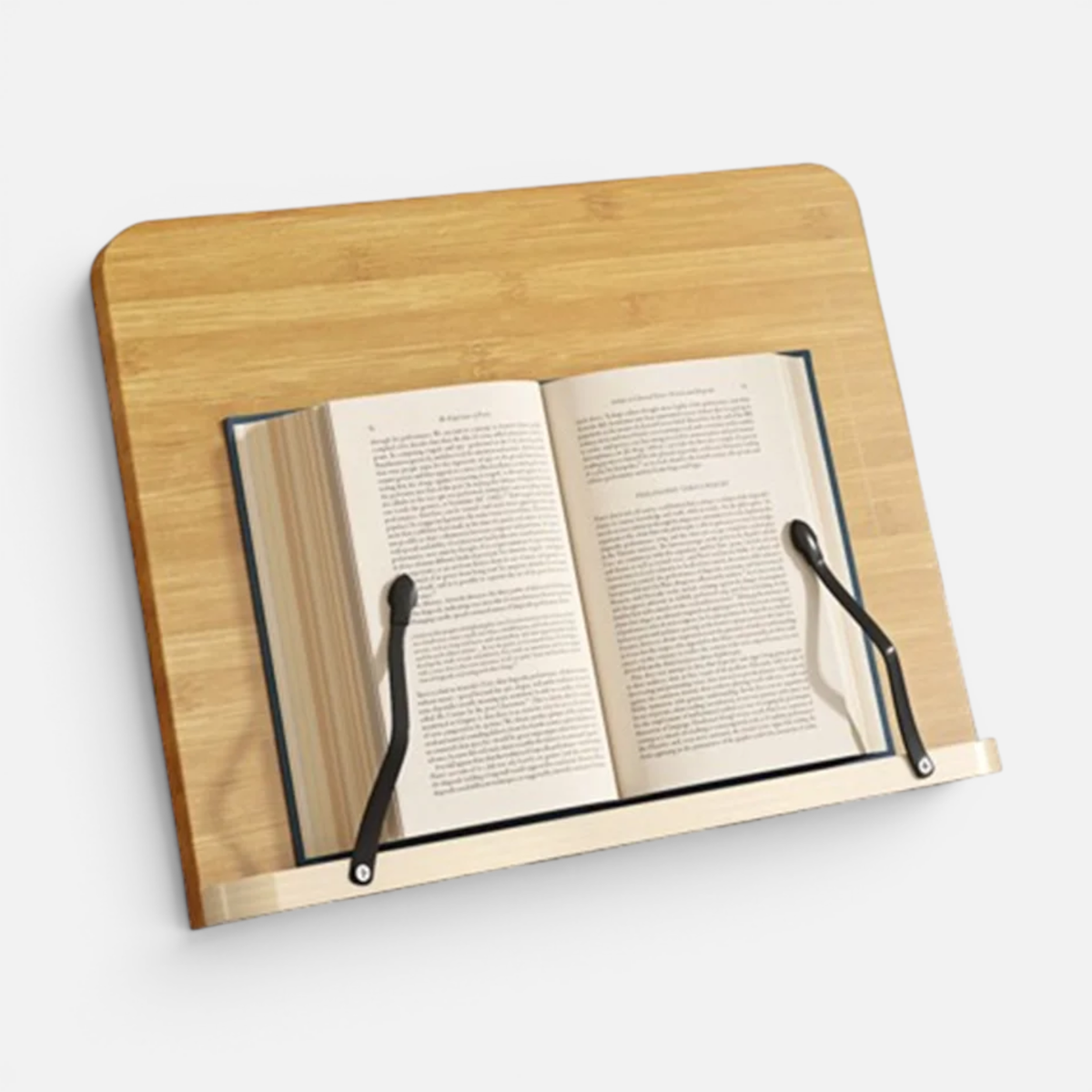 Clairly Book Stand | Bamboo Foldable Desk Design