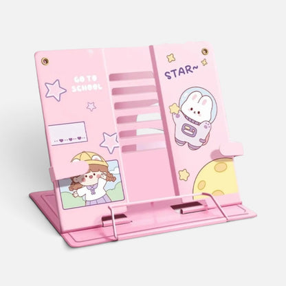 Clairly Book Stand | Foldable Metal Desk Stand