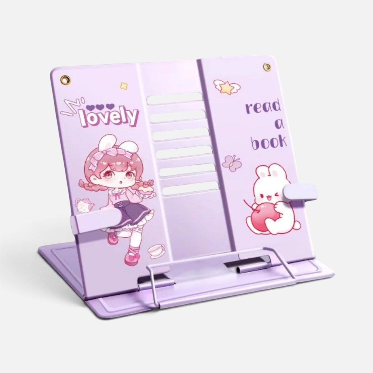 Clairly Book Stand | Foldable Metal Desk Stand