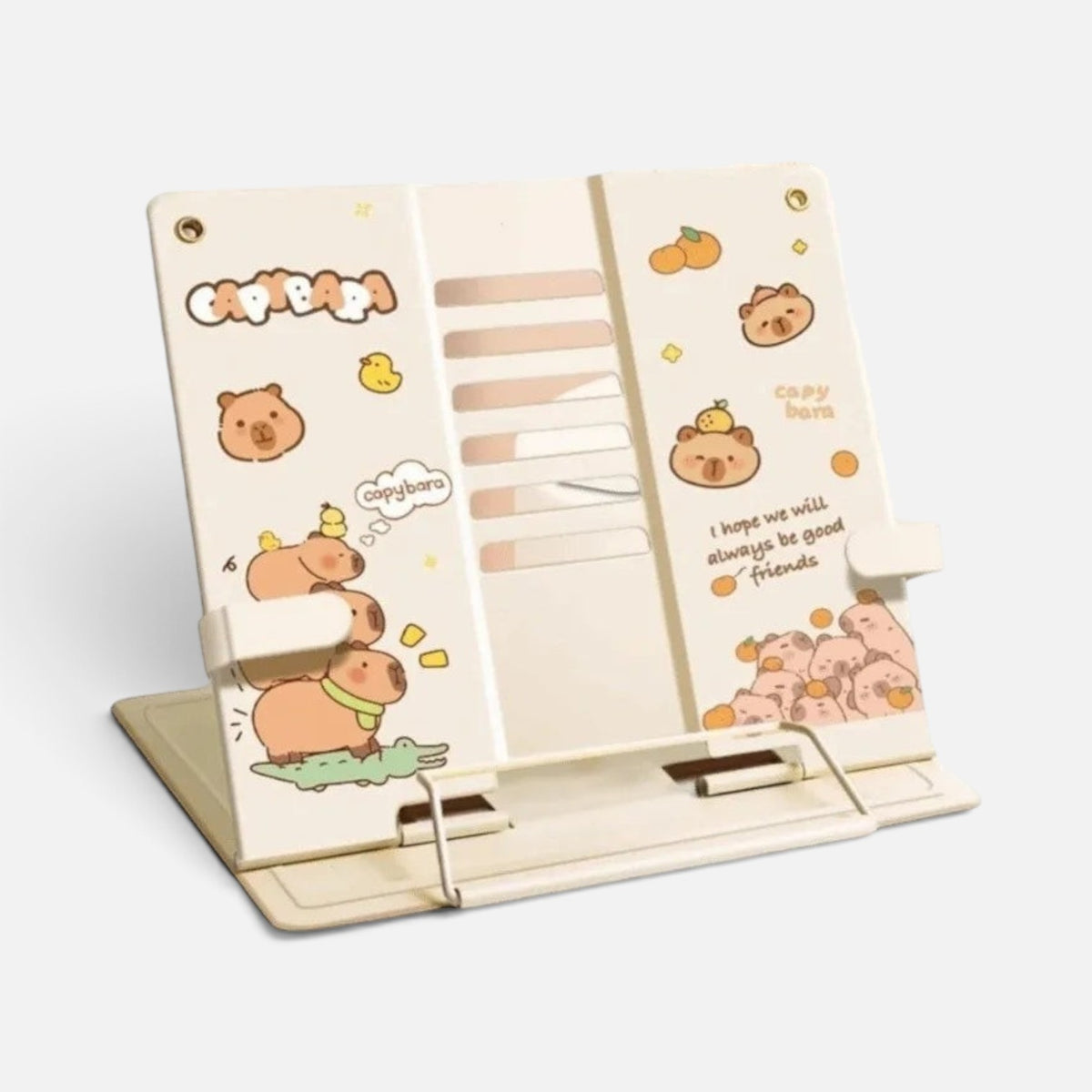 Clairly Book Stand | Foldable Metal Desk Stand