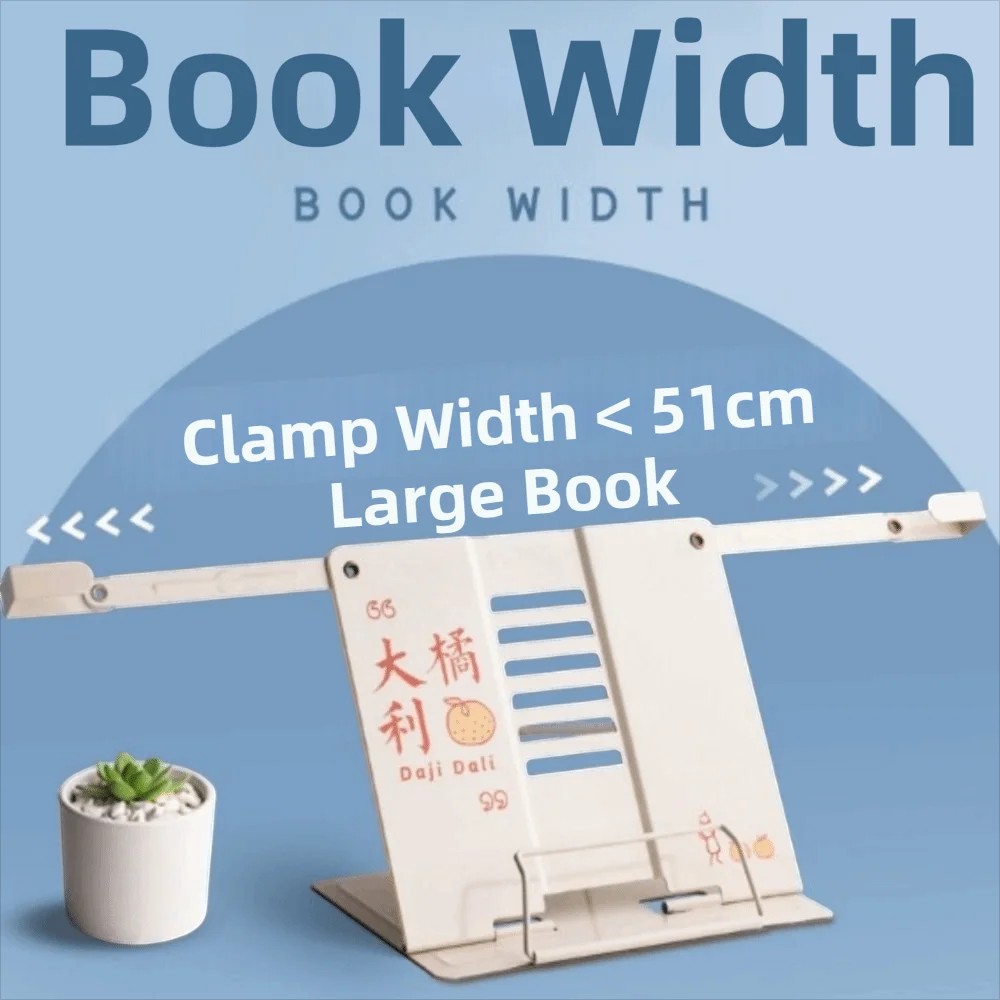 Clairly Book Stand | Foldable Metal Desk Stand