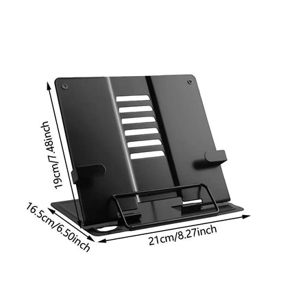 Clairly Book Stand | Foldable Metal Desk Stand