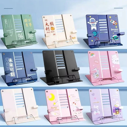 Clairly Book Stand | Foldable Metal Desk Stand