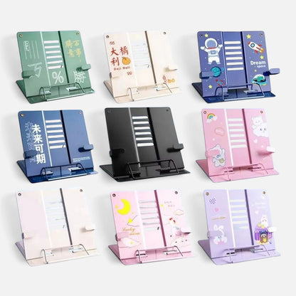 Clairly Book Stand | Foldable Metal Desk Stand