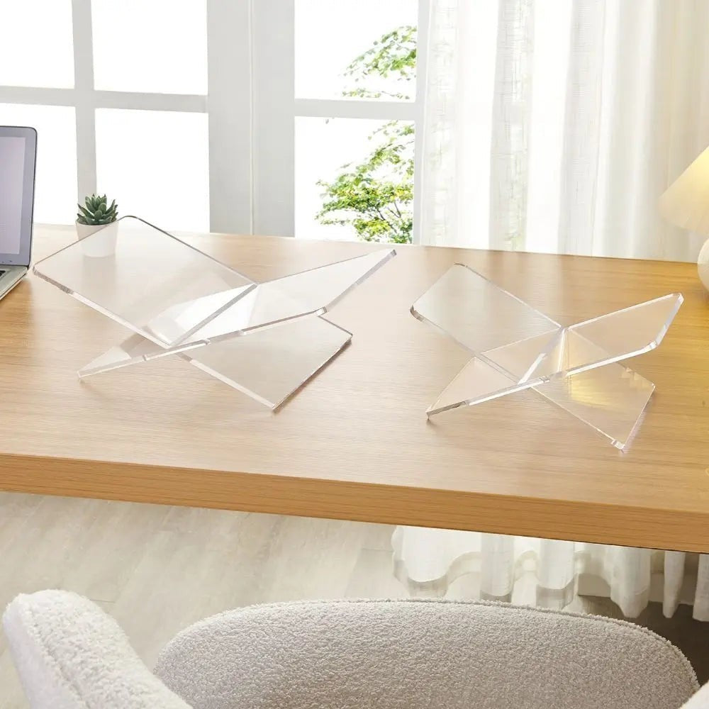 Clairly Book Stand | Minimalist X-Shape Design