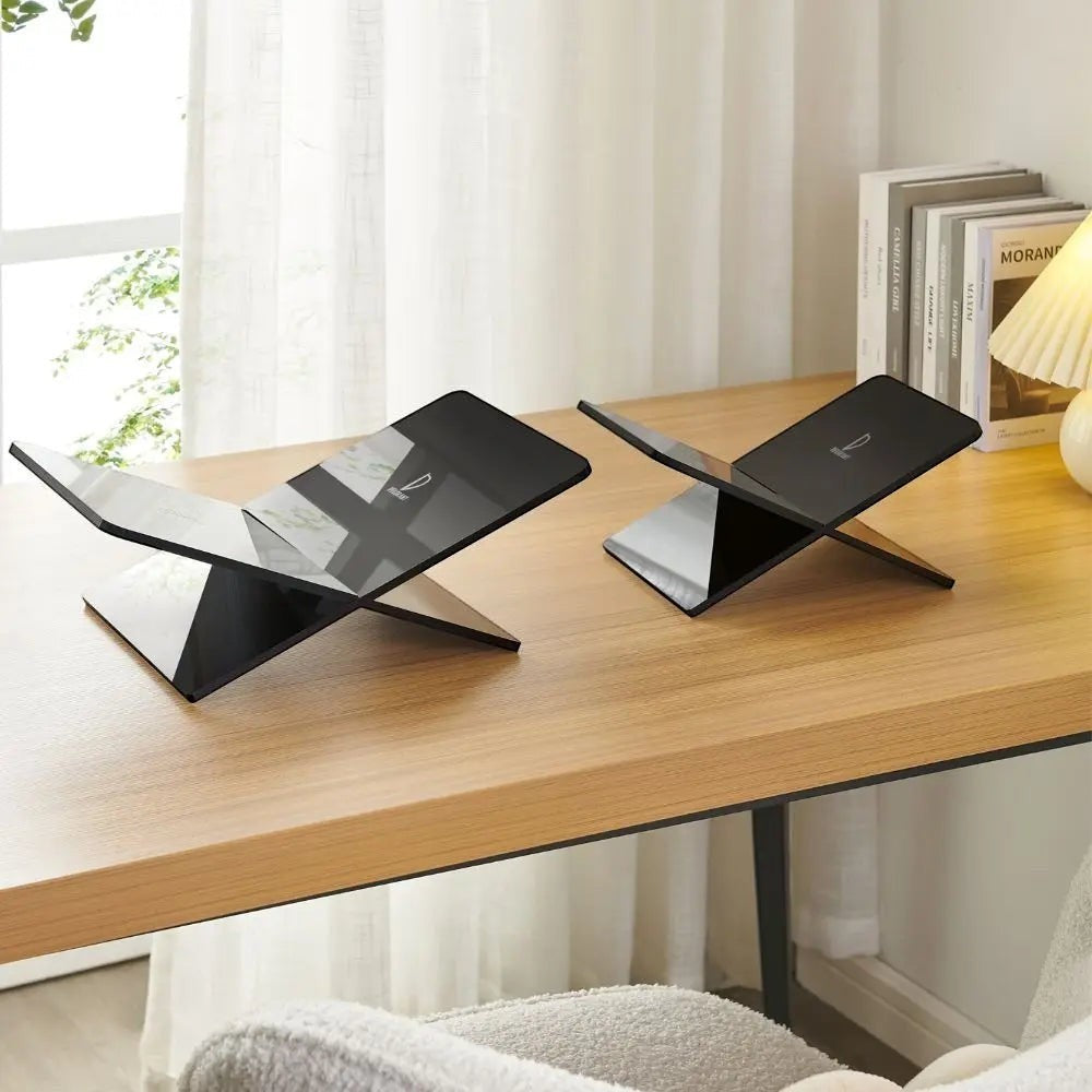 Clairly Book Stand | Minimalist X-Shape Design