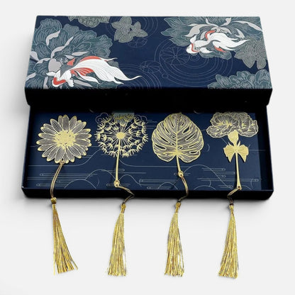 Clairly Bookmark | Botanical Metal Design