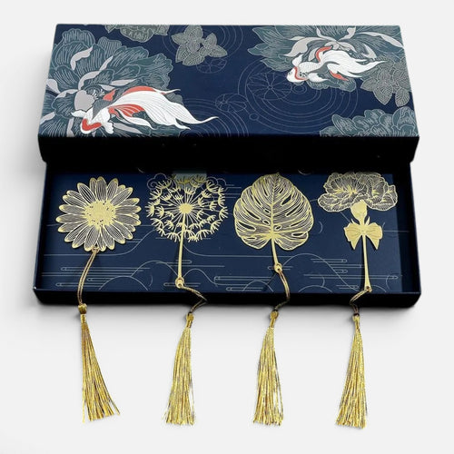 Clairly Bookmark | Botanical Metal Design