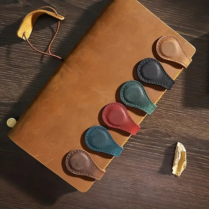 Clairly Bookmark | Leather Magnetic Corner Design