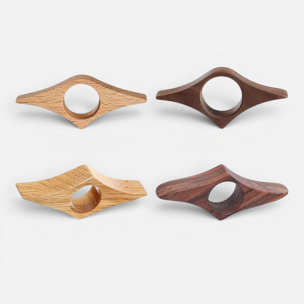 Clairly Bookmark | Wood Finger Ring Page Holder