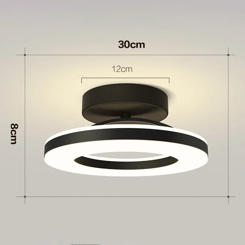 Clairly Ceiling Lamp | Modern Ring Flush Mount