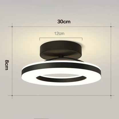 Clairly Ceiling Lamp | Modern Ring Flush Mount
