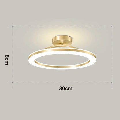 Clairly Ceiling Lamp | Modern Ring Flush Mount