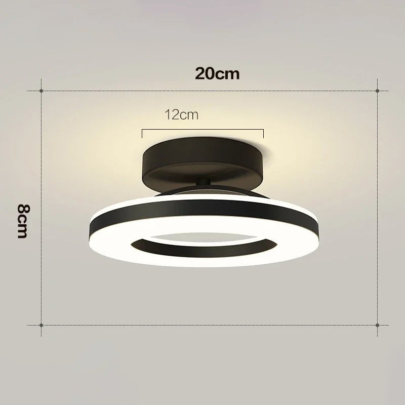 Clairly Ceiling Lamp | Modern Ring Flush Mount