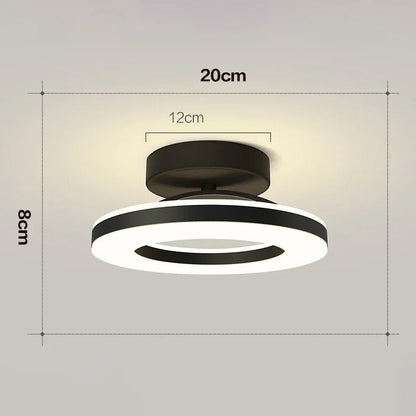 Clairly Ceiling Lamp | Modern Ring Flush Mount