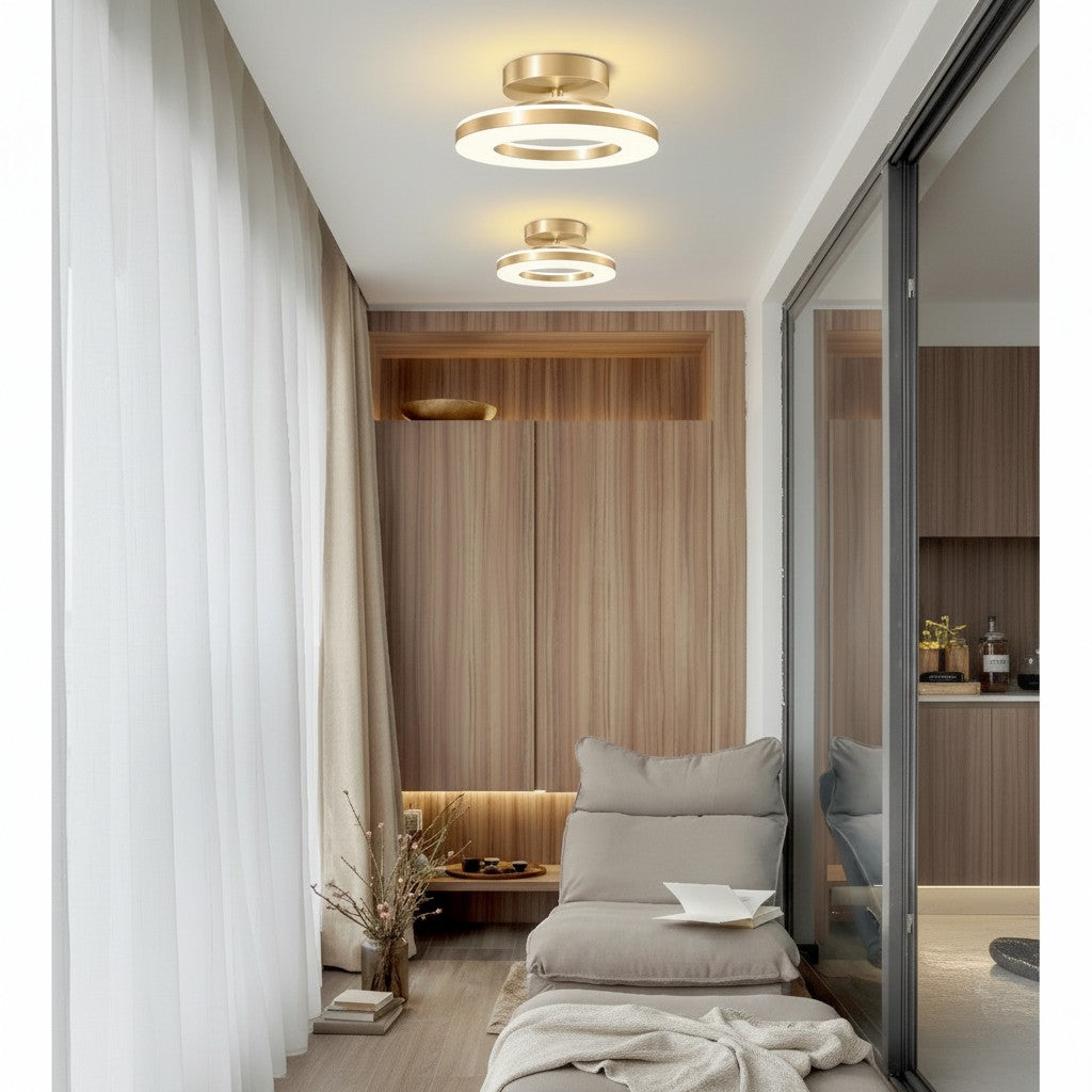 Clairly Ceiling Lamp | Modern Ring Flush Mount