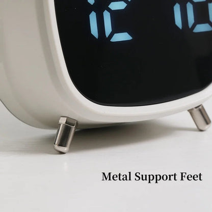 Clairly Clock | Retro Double Bell LED Design
