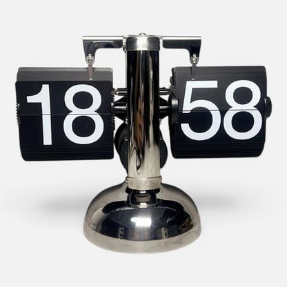 Clairly Clock | Vintage Flip Number Design