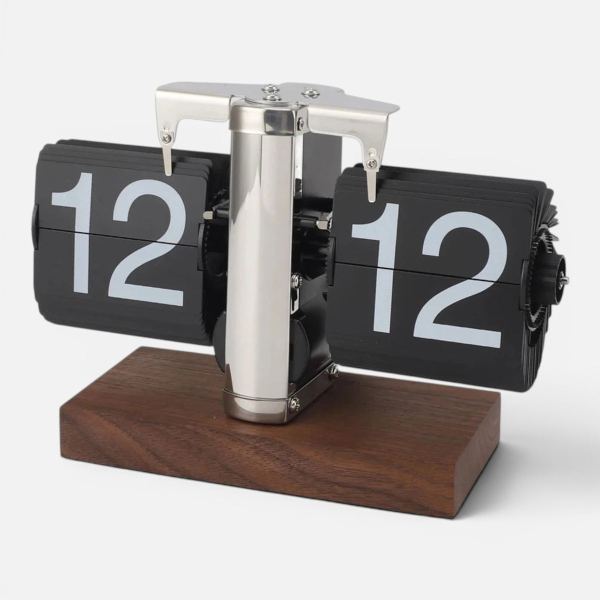 Clairly Clock | Vintage Flip Number Design