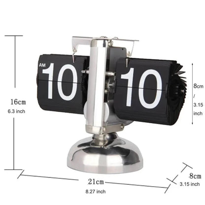 Clairly Clock | Vintage Flip Number Design