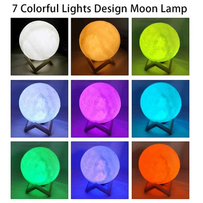 Clairly Desk Lamp | LED Moon Sphere Light