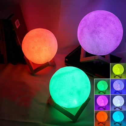 Clairly Desk Lamp | LED Moon Sphere Light