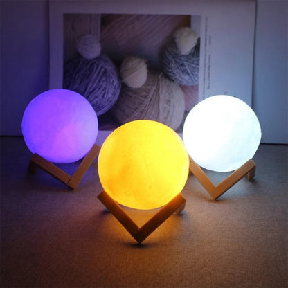 Clairly Desk Lamp | LED Moon Sphere Light