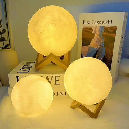Clairly Desk Lamp | LED Moon Sphere Light