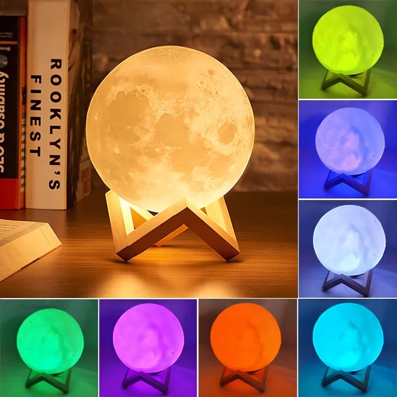 Clairly Desk Lamp | LED Moon Sphere Light