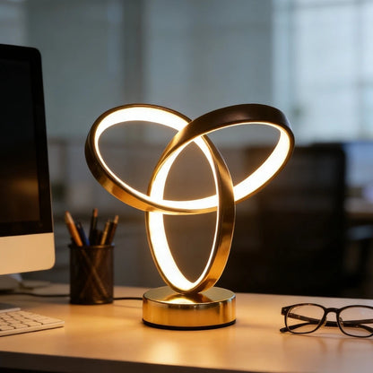 Clairly Desk Lamp | Spiral LED Ring Design