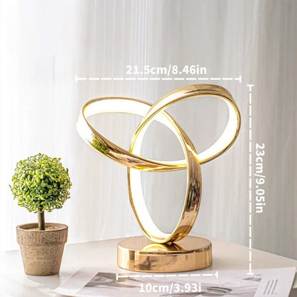 Clairly Desk Lamp | Spiral LED Ring Design