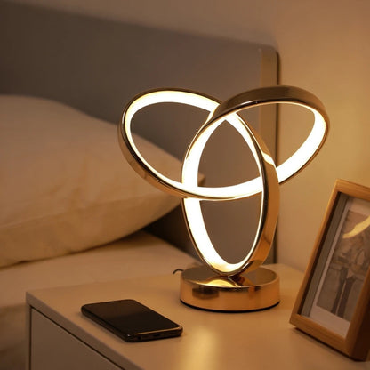 Clairly Desk Lamp | Spiral LED Ring Design